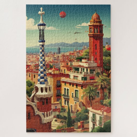 Spain Travel ジグソーパズル (縦)