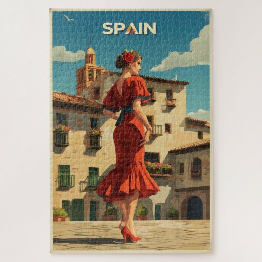 Spain Travel ジグソーパズル (縦)