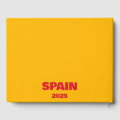 Spain travel coffee table book ゲストブック (裏面)