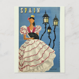 SPAIN Vintage Travelはがき ポストカード