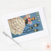 SPAIN Vintage Travelスタンプ 長方形シール (封筒)