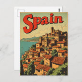 SPAIN VINTAGE TRAVEL POSTCARD ポストカード (正面/裏面)