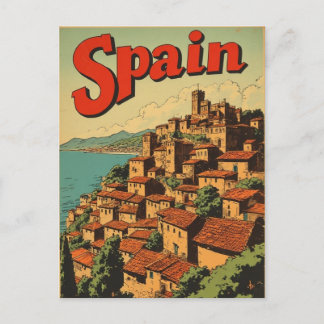 SPAIN VINTAGE TRAVEL POSTCARD ポストカード