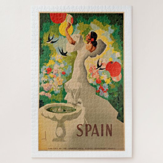 Spain - Vintage Travel Posters ジグソーパズル (縦)