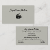 Spallone媒体の生産の名刺 名刺 (正面/裏面)