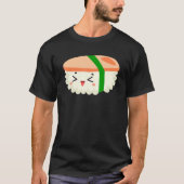 Spam Musubi Food Instruction Diagram Japanese Hawa Tシャツ (正面)