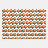 Spanakopita Moussaka Baklavaギリシャ料理プリント ラッピングペーパーシート (正面3)