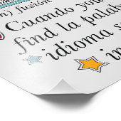 Spanglish Poster フォトプリント (角)