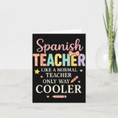 Spanieacher Like A Normal Teacher Only Way Cooler  カード (正面)