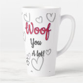 Spaniel dog love mug  カフェラテマグ (右)