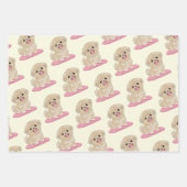 Spaniel Puppy  ラッピングペーパーシート (正面2)