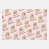 Spaniel Puppy  ラッピングペーパーシート (正面)