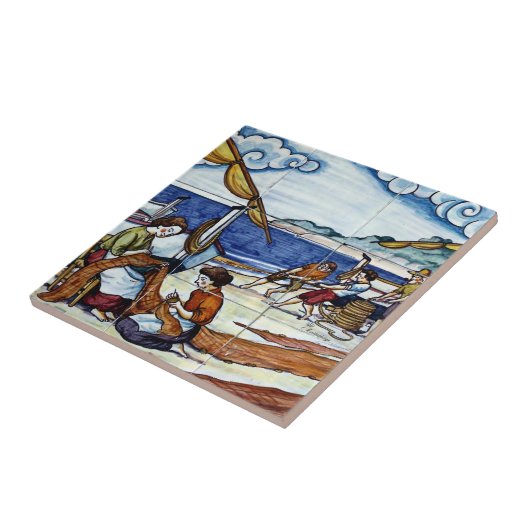 Spanische Fliese Fischer タイル (側面)