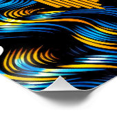 Spanische Schönheit - Pop Farben Portrait ポスター (コーナー)