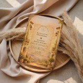 Spanish Archway Romance Wedding 招待状