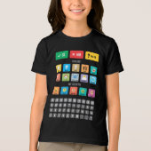 Spanish Autism AAC Pointing Communication 03 トライブレンドＴシャツ (正面)
