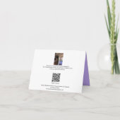 Spanish Bluebells @ Stenton House Museum & Garden サンキューカード (裏面)