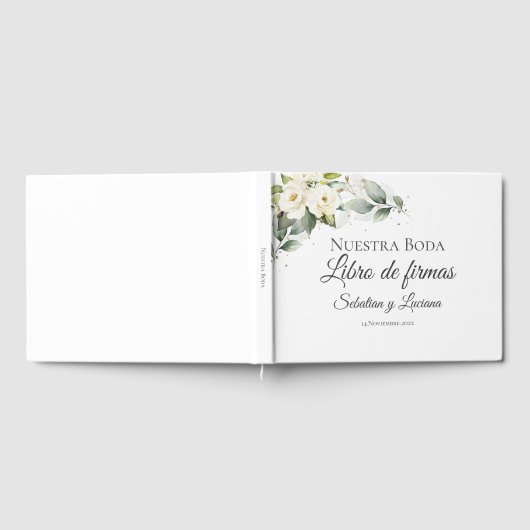 Spanish Boho Wedding  ゲストブック (全面)