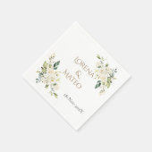 Spanish Boho Wedding Napkins スタンダードカクテルナプキン (角)