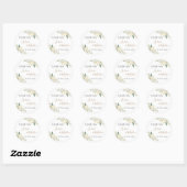 Spanish Boho Wedding round sticker  ラウンドシール (シート)