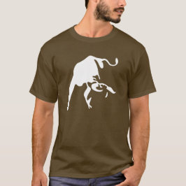 Spanish Bull Silhouette T-Shirt - Fierce Toro Tシャツ