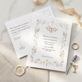 Spanish Catholic Reserva la Fecha Christian ポストカード