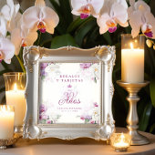 Spanish Cherished Exquisite Floral Pink Orchids ポスター