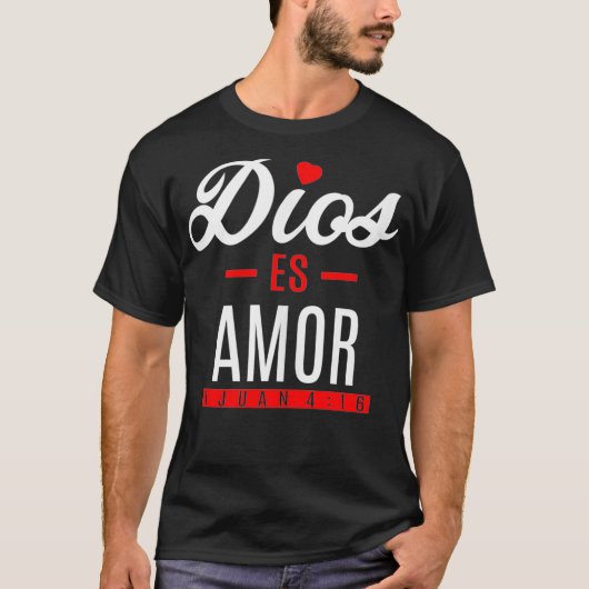 Spanish Christian camisas cristianas en espanol 1  Tシャツ (正面)