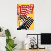 Spanish Civil War Communist Poster The fruit of ポスター (ホームオフィス)