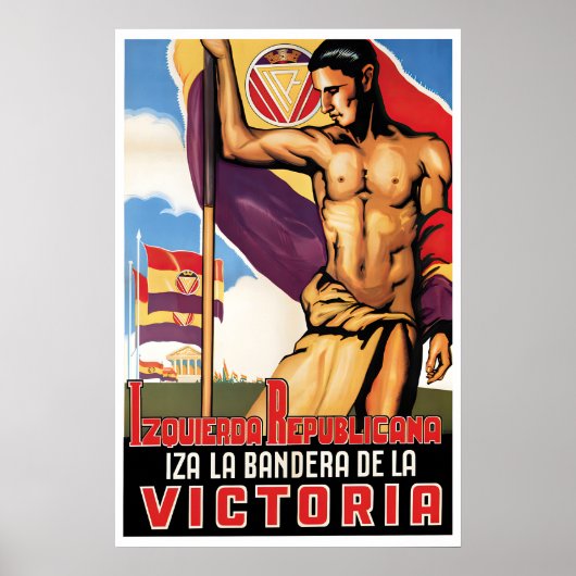 Spanish Civil War Popular Front Poster The ポスター (正面)