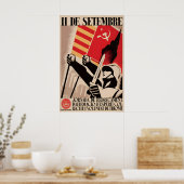 Spanish Civil War Poster  A day of affirmation ポスター (キッチン)