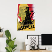 Spanish Civil War Poster Discipline! CNT FAI Wall ポスター (ホームオフィス)