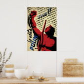 Spanish Civil War Poster POUM LEED ポスター (キッチン)