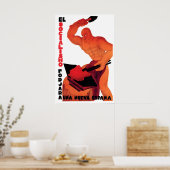 Spanish Civil War Poster Socialism will forge a ポスター (キッチン)