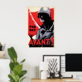 Spanish Civil War Propaganda Poster PSU UGT ポスター (ホームオフィス)