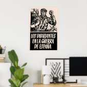 Spanish Civil War Propaganda Poster The artists ポスター (ホームオフィス)