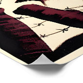 Spanish Civil War Propaganda Poster The flag of ポスター (角)