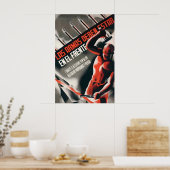 Spanish Civil War Propaganda Poster  Weapons must ポスター (キッチン)