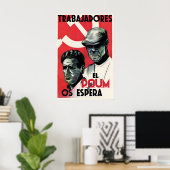 Spanish Civil War Propaganda Poster Workers, the ポスター (ホームオフィス)