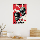 Spanish Civil War Propaganda Poster Workers, the ポスター (キッチン)