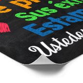 Spanish Classroom Poster ポスター (角)