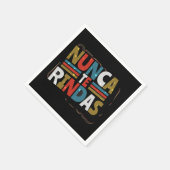 Spanish Don't Give Up Quote - Nunca Te Rindas スタンダードカクテルナプキン (角)