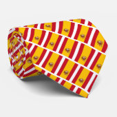 Spanish flag of Spain pattern neck tie ネクタイ (ロール)