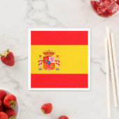 Spanish Flag Paper Napkins スタンダードカクテルナプキン (インサイチュ)