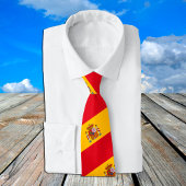 Spanish Flag & Spain travel, holiday /sport fans ネクタイ