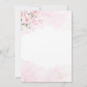 Spanish Floral Fiesta Sorpresa 60 Años Birthday 招待状 (裏面)