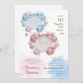 Spanish Gender Reveal Invitation 招待状 (正面/裏面)