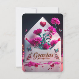 Spanish Gracias Thank You Card サンキューカード