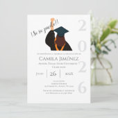 Spanish Graduation Invitation: Class of 2026 招待状 (スタンド正面)
