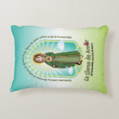 Spanish GRN Bg Kids FOL Mary Icon + Unity Prayer  アクセントクッション (裏面)